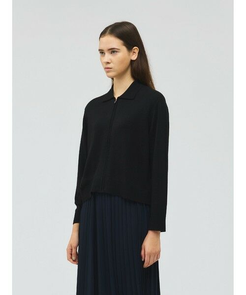 mizuiro ind / ミズイロインド カーディガン・ボレロ | mizuiro ind 襟付きジップカーディガン | 詳細4
