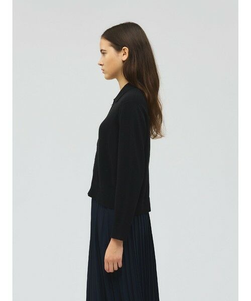 mizuiro ind / ミズイロインド カーディガン・ボレロ | mizuiro ind 襟付きジップカーディガン | 詳細5