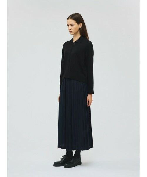 mizuiro ind / ミズイロインド カーディガン・ボレロ | mizuiro ind 襟付きジップカーディガン | 詳細8