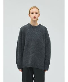 mizuiro ind / ミズイロインド ニット・セーター | mizuiro ind MG/クルーネックワイドプルオーバー