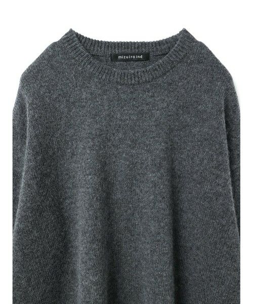 mizuiro ind / ミズイロインド ニット・セーター | mizuiro ind MG/クルーネックワイドプルオーバー | 詳細13