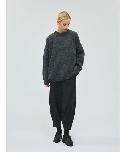 mizuiro ind / ミズイロインド ニット・セーター | mizuiro ind MG/クルーネックワイドプルオーバー | 詳細9