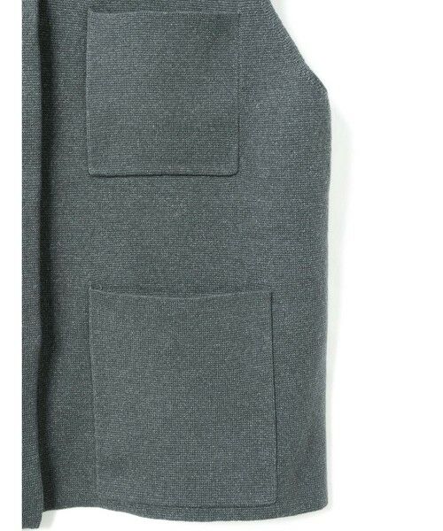 mizuiro ind / ミズイロインド ベスト | mizuiro ind 襟付きワイドベスト | 詳細16