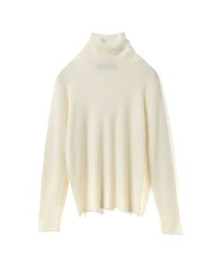 mizuiro ind / ミズイロインド ニット・セーター | mizuiro ind ボタン付きリブハイネックプルオーバー