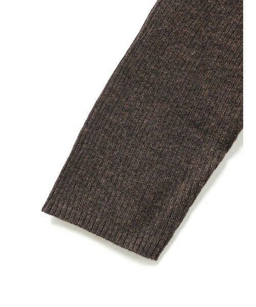 mizuiro ind / ミズイロインド ニット・セーター | mizuiro ind ボタン付きリブハイネックプルオーバー | 詳細5