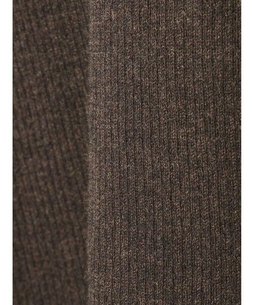 mizuiro ind / ミズイロインド ニット・セーター | mizuiro ind ボタン付きリブハイネックプルオーバー | 詳細1