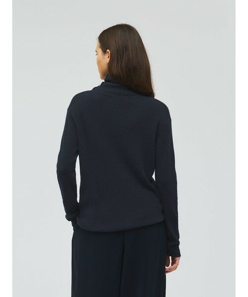 mizuiro ind / ミズイロインド ニット・セーター | mizuiro ind ボタン付きリブハイネックプルオーバー | 詳細12