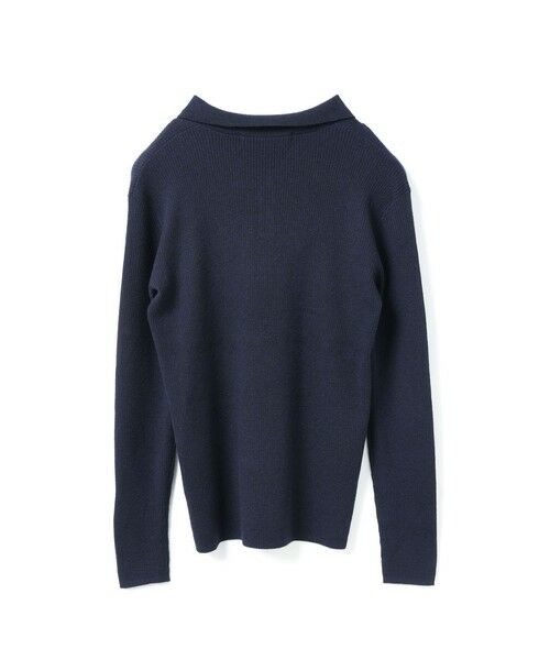 mizuiro ind / ミズイロインド ニット・セーター | mizuiro ind ロングカラーニットポロ | 詳細6