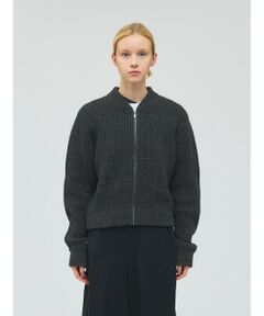 mizuiro ind / ミズイロインド ブルゾン | mizuiro ind ワッフルジップブルゾン