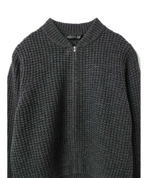 mizuiro ind / ミズイロインド ブルゾン | mizuiro ind ワッフルジップブルゾン | 詳細13