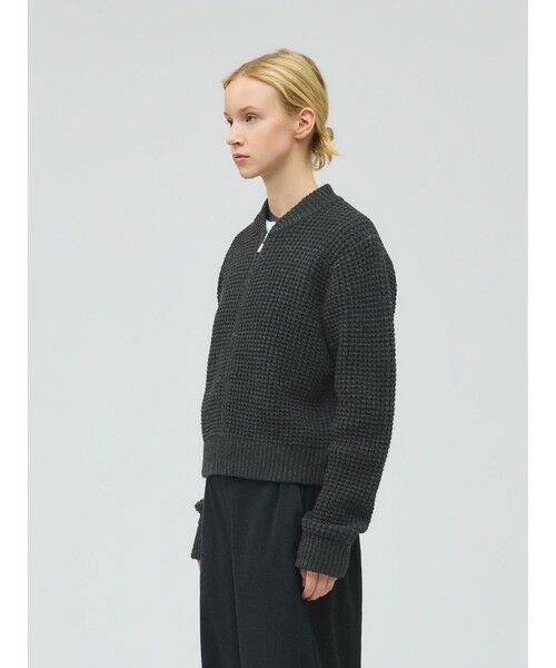 mizuiro ind / ミズイロインド ブルゾン | mizuiro ind ワッフルジップブルゾン | 詳細5