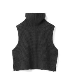 mizuiro ind / ミズイロインド ベスト | mizuiro ind ワッフルハイネックベスト