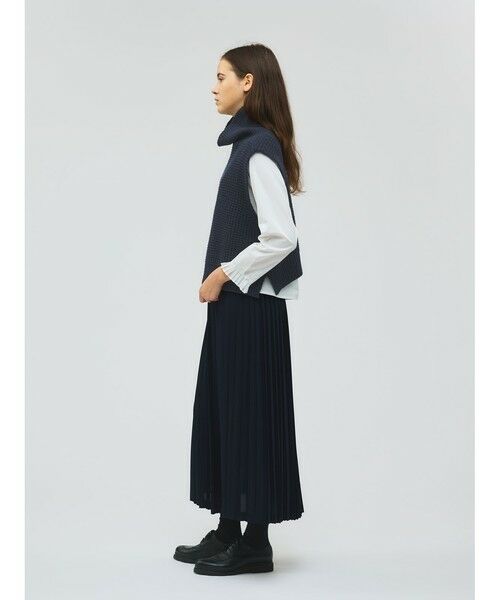 mizuiro ind / ミズイロインド ベスト | mizuiro ind ワッフルハイネックベスト | 詳細8