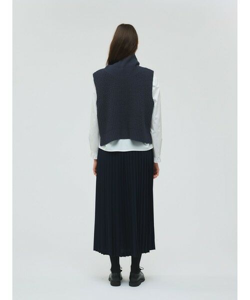 mizuiro ind / ミズイロインド ベスト | mizuiro ind ワッフルハイネックベスト | 詳細9