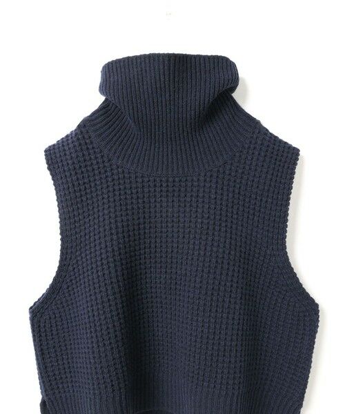 mizuiro ind / ミズイロインド ベスト | mizuiro ind ワッフルハイネックベスト | 詳細10