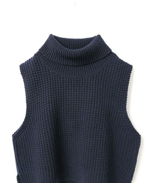 mizuiro ind / ミズイロインド ベスト | mizuiro ind ワッフルハイネックベスト | 詳細11