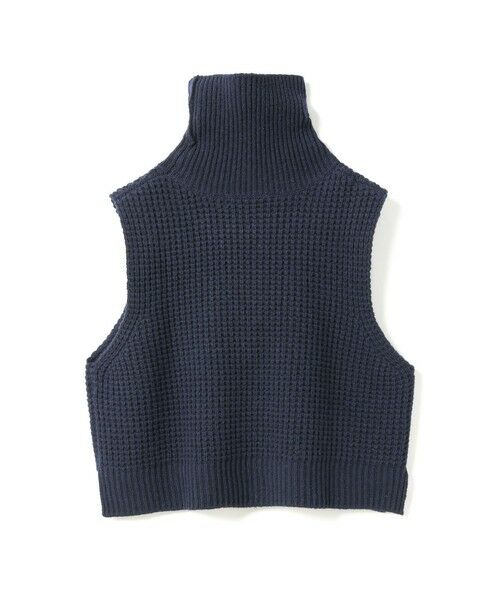 mizuiro ind / ミズイロインド ベスト | mizuiro ind ワッフルハイネックベスト | 詳細14