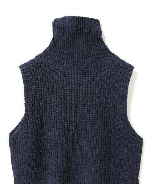 mizuiro ind / ミズイロインド ベスト | mizuiro ind ワッフルハイネックベスト | 詳細15