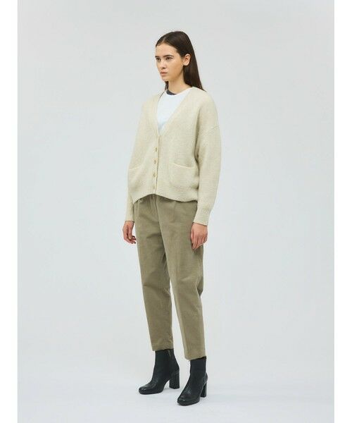 mizuiro ind / ミズイロインド カーディガン・ボレロ | mizuiro ind MG/Vネックワイドカーディガン | 詳細8