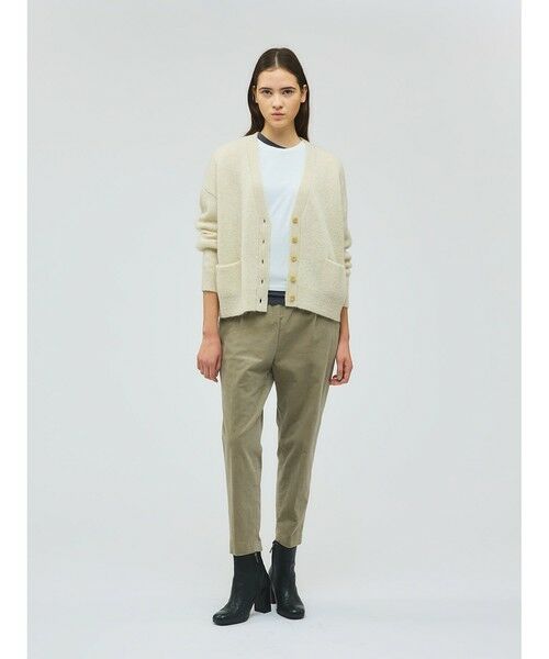 mizuiro ind / ミズイロインド カーディガン・ボレロ | mizuiro ind MG/Vネックワイドカーディガン | 詳細11