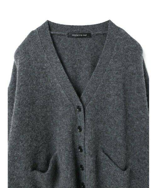 mizuiro ind / ミズイロインド カーディガン・ボレロ | mizuiro ind MG/Vネックワイドカーディガン | 詳細14