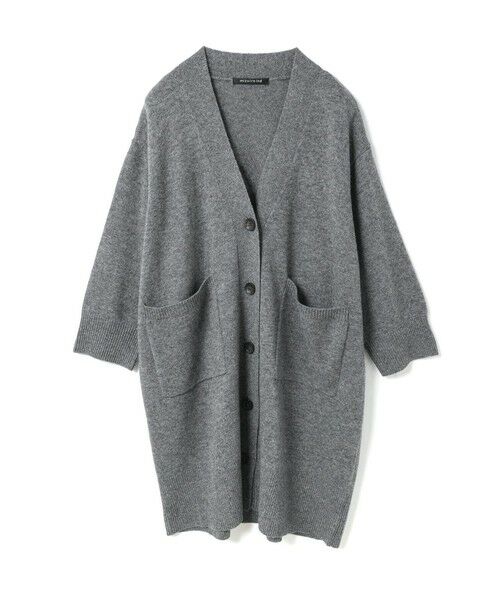 mizuiro ind / ミズイロインド カーディガン・ボレロ | mizuiro ind ワイドVネックカーディガン | 詳細1