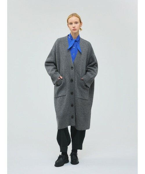 mizuiro ind / ミズイロインド カーディガン・ボレロ | mizuiro ind ワイドVネックカーディガン | 詳細6