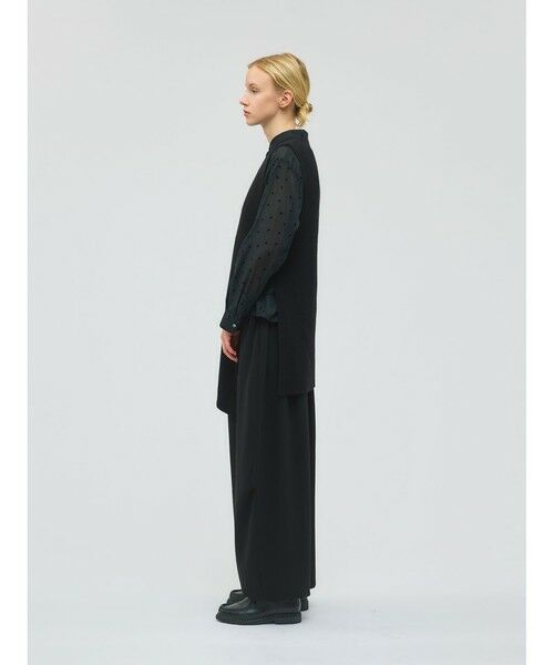 mizuiro ind / ミズイロインド ベスト | mizuiro ind サイドスリットリブベスト | 詳細9