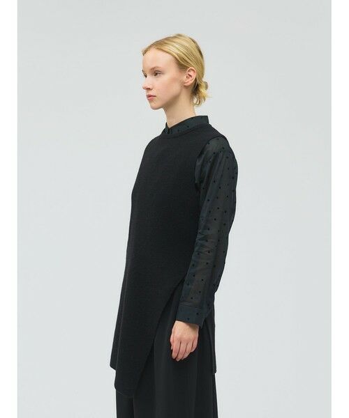 mizuiro ind / ミズイロインド ベスト | mizuiro ind サイドスリットリブベスト | 詳細4