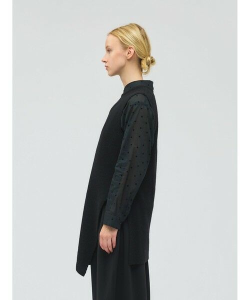 mizuiro ind / ミズイロインド ベスト | mizuiro ind サイドスリットリブベスト | 詳細5