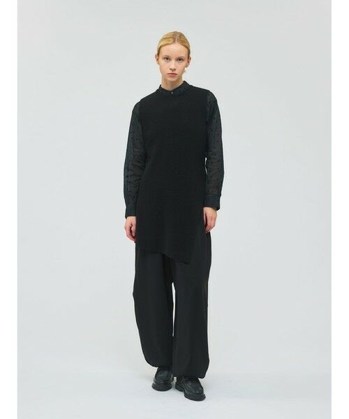 mizuiro ind / ミズイロインド ベスト | mizuiro ind サイドスリットリブベスト | 詳細7