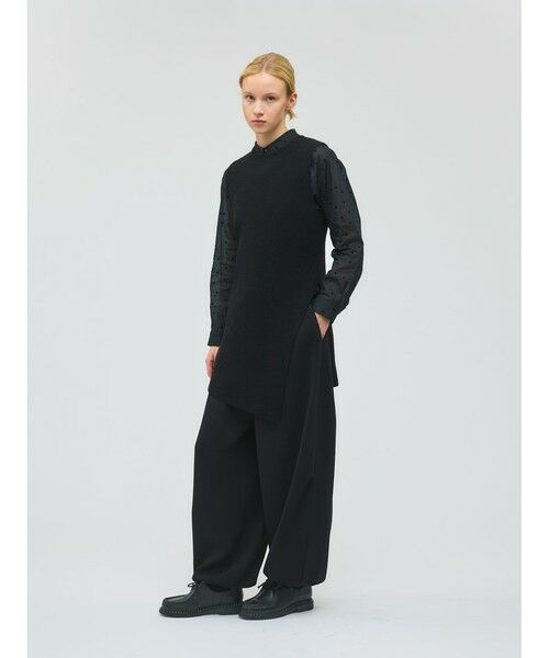 mizuiro ind / ミズイロインド ベスト | mizuiro ind サイドスリットリブベスト | 詳細8