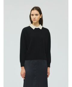 mizuiro ind / ミズイロインド ニット・セーター | mizuiro ind ハイゲージ襟付きプルオーバー