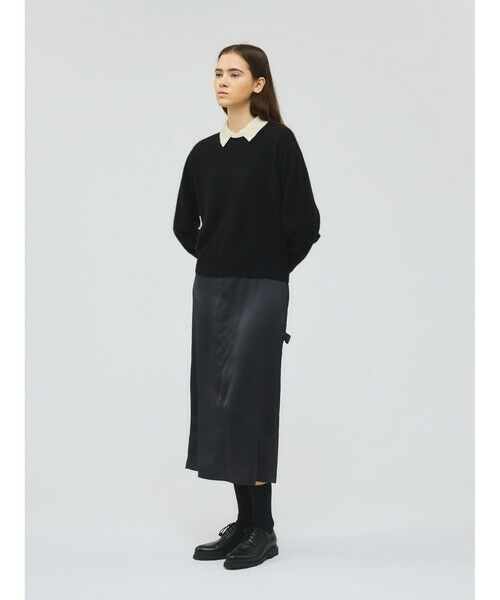 mizuiro ind / ミズイロインド ニット・セーター | mizuiro ind ハイゲージ襟付きプルオーバー | 詳細9