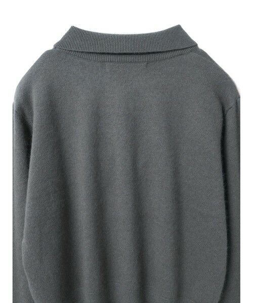 mizuiro ind / ミズイロインド ニット・セーター | mizuiro ind ハイゲージ襟付きプルオーバー | 詳細18