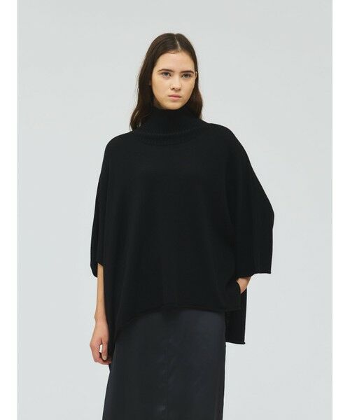 mizuiro ind / ミズイロインド ニット・セーター | mizuiro ind ポンチョライクプルオーバー | 詳細13