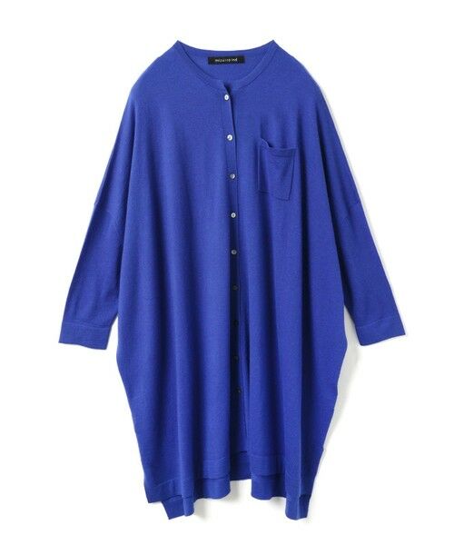 mizuiro ind/ミズイロインド mizuiro ind ハイゲージスタンドカラーワンピース ブルー(color31) FREE mizuiro ind/ミズイロインド mizuiro ind ハイゲージスタンドカラーワンピース ブルー(color31) FREE