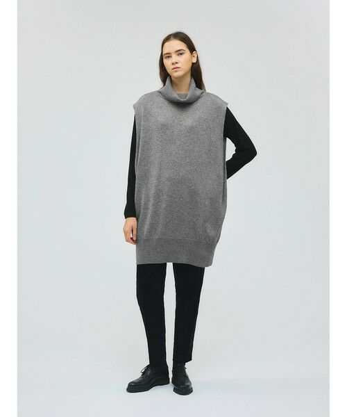 mizuiro ind / ミズイロインド ベスト | mizuiro ind リブハイネックベスト | 詳細15