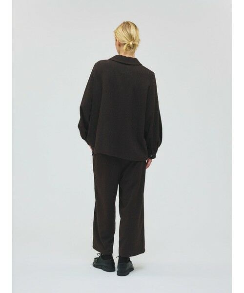 mizuiro ind / ミズイロインド シャツ・ブラウス | mizuiro ind ウールブレンドバルーンスリーブチュニックシャツ | 詳細9