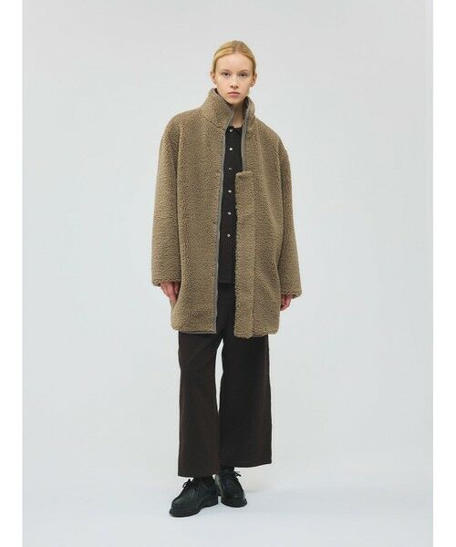 mizuiro ind / ミズイロインド シャツ・ブラウス | mizuiro ind ウールブレンドバルーンスリーブチュニックシャツ | 詳細10