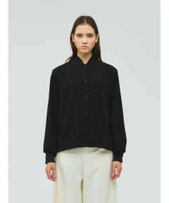 mizuiro ind / ミズイロインド シャツ・ブラウス | mizuiro ind ブルゾンライクシャツ