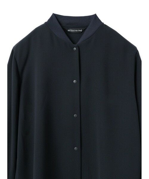 mizuiro ind / ミズイロインド シャツ・ブラウス | mizuiro ind ブルゾンライクシャツ | 詳細2