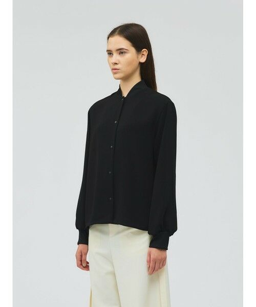 mizuiro ind / ミズイロインド シャツ・ブラウス | mizuiro ind ブルゾンライクシャツ | 詳細10