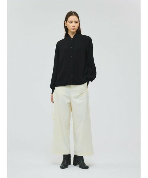 mizuiro ind / ミズイロインド シャツ・ブラウス | mizuiro ind ブルゾンライクシャツ | 詳細13