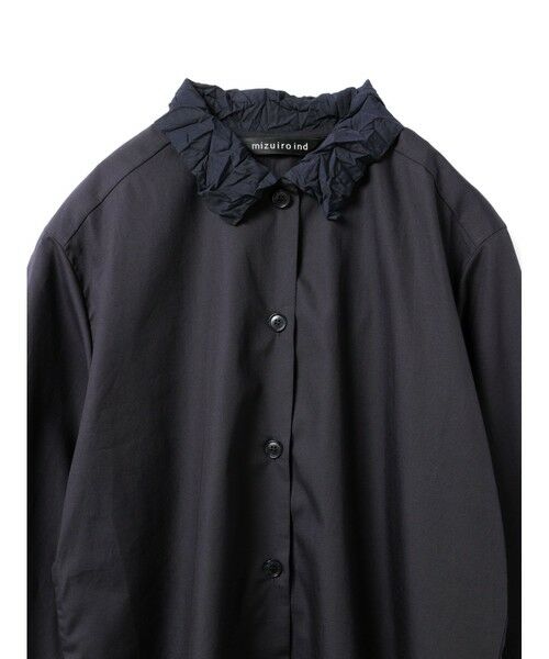 mizuiro ind / ミズイロインド シャツ・ブラウス | mizuiro ind ワッシャーカラーシャツ | 詳細2