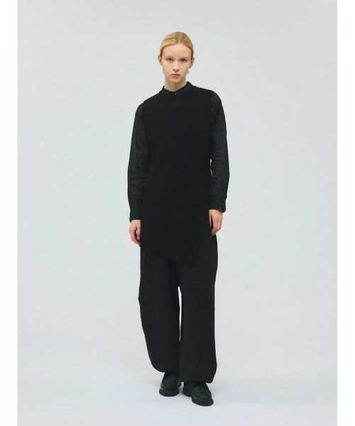 mizuiro ind / ミズイロインド シャツ・ブラウス | mizuiro ind フロッキードットプリントシャツ | 詳細20