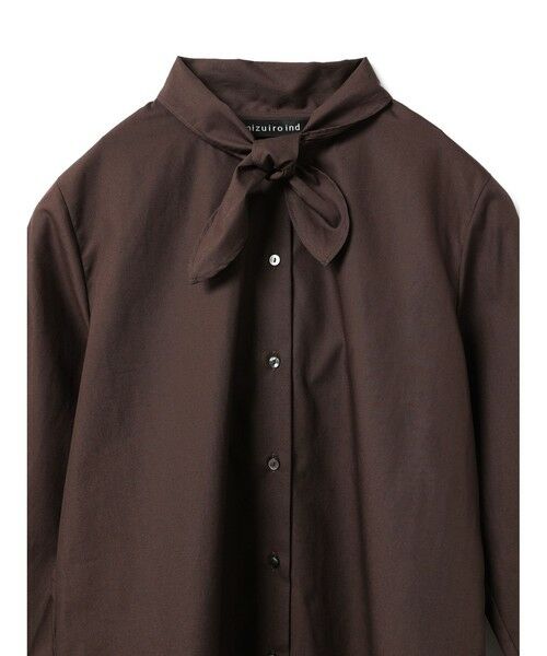 mizuiro ind / ミズイロインド シャツ・ブラウス | mizuiro ind リボンタイシャツ | 詳細2
