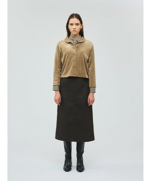 mizuiro ind / ミズイロインド シャツ・ブラウス | mizuiro ind チェックリボンタイシャツ | 詳細10