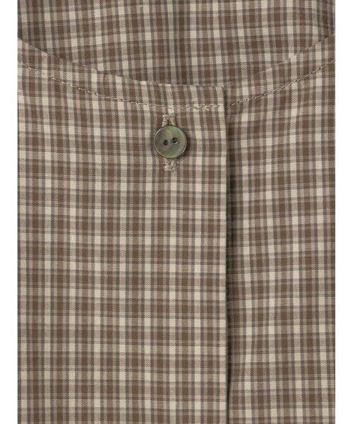 mizuiro ind / ミズイロインド シャツ・ブラウス | mizuiro ind チェックリボンタイシャツ | 詳細2