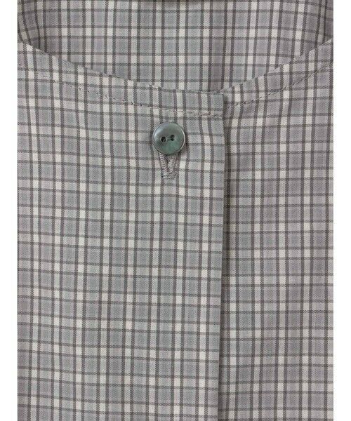 mizuiro ind / ミズイロインド シャツ・ブラウス | mizuiro ind チェックリボンタイシャツ | 詳細11